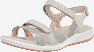 ECCO Hiking Sandals 'Cruise II' in Beige: front