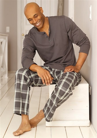 H.I.S Pajamas long in Grey