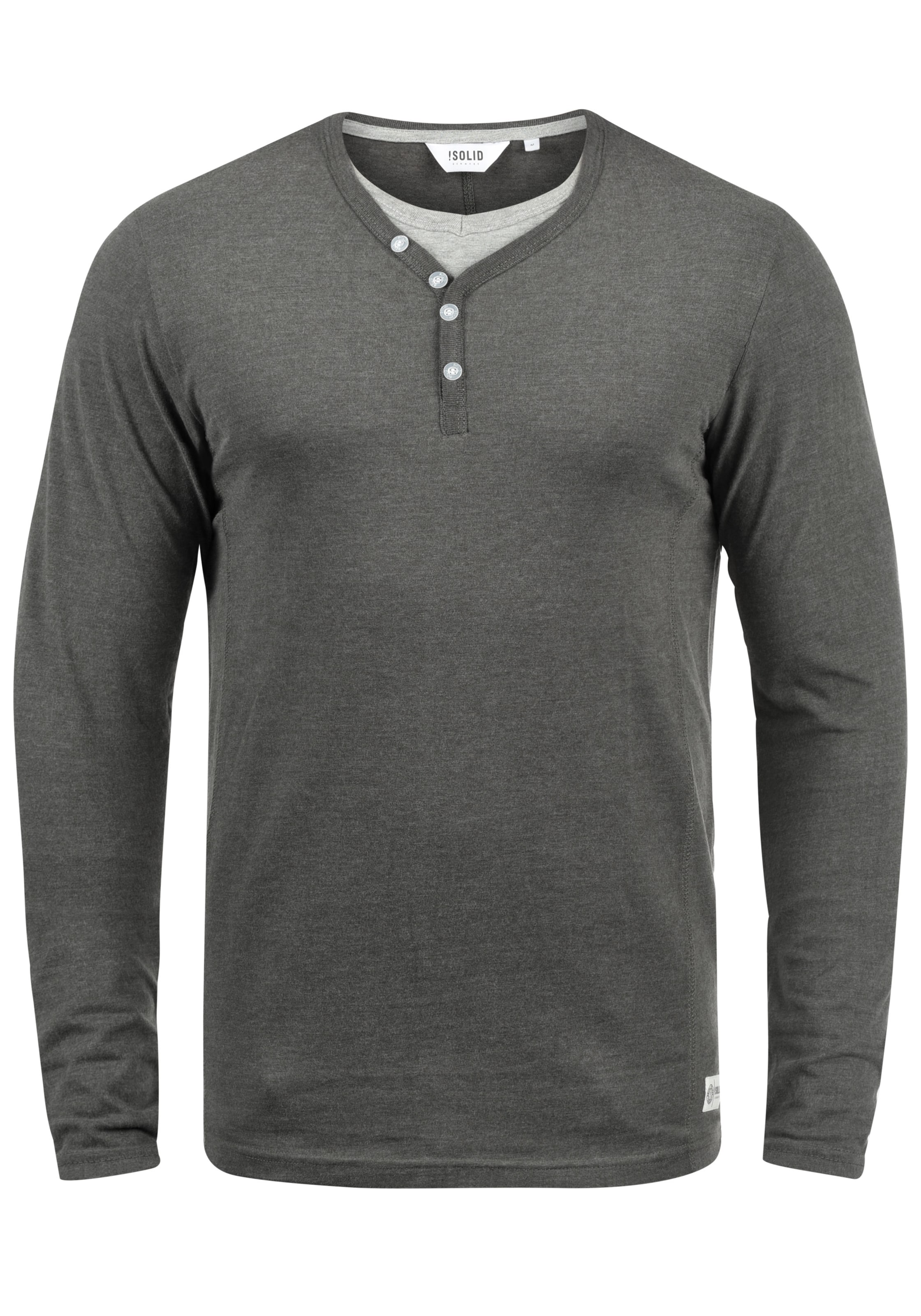 Maglietta 'Doriano' di !Solid in grigio: frontale