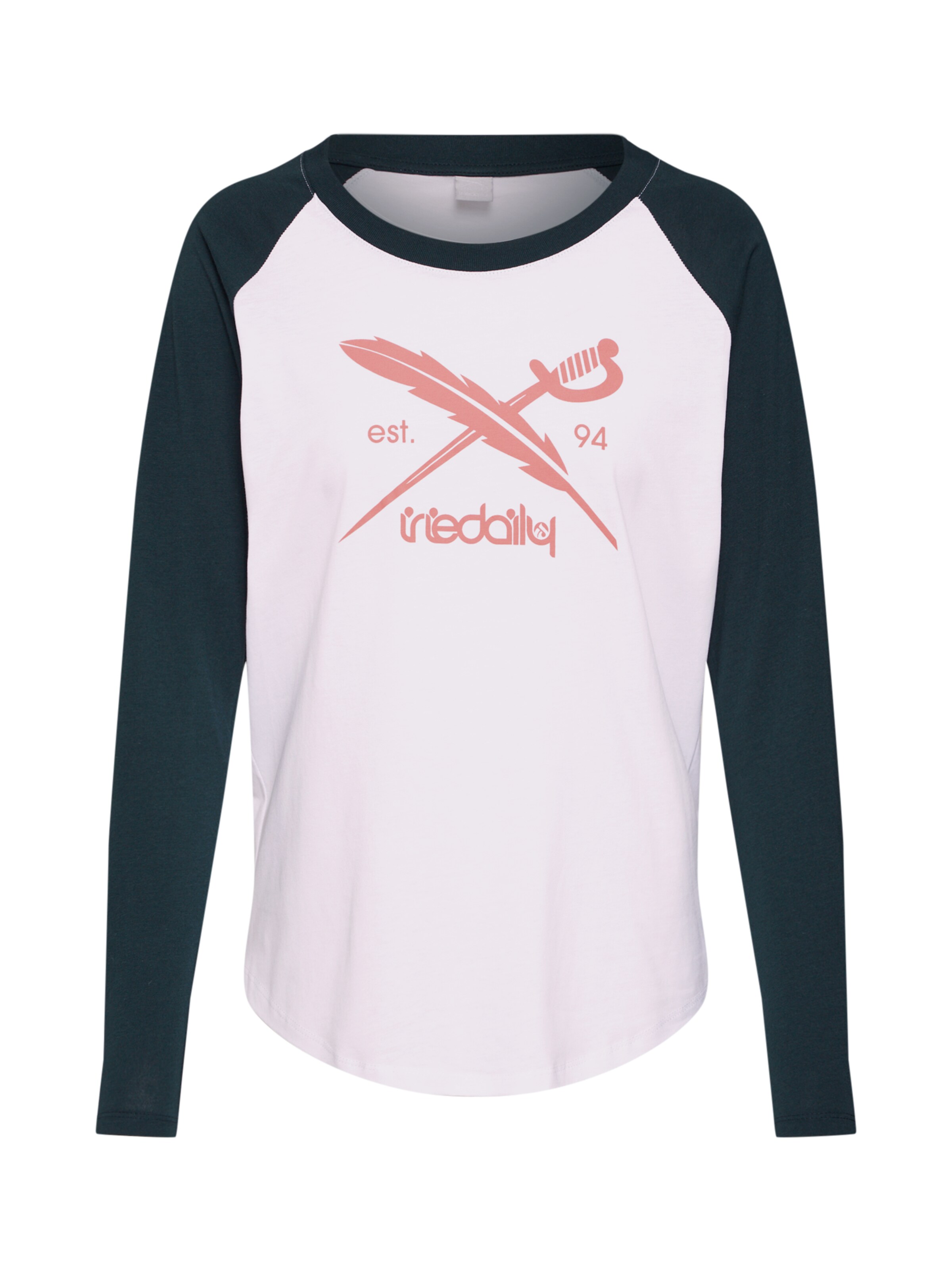 Iriedaily - Shirt 'G Flag' in de kleur Donkergroen