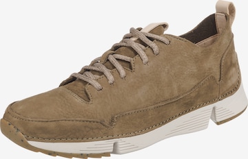 CLARKS Sneakers laag in Bruin: voorkant