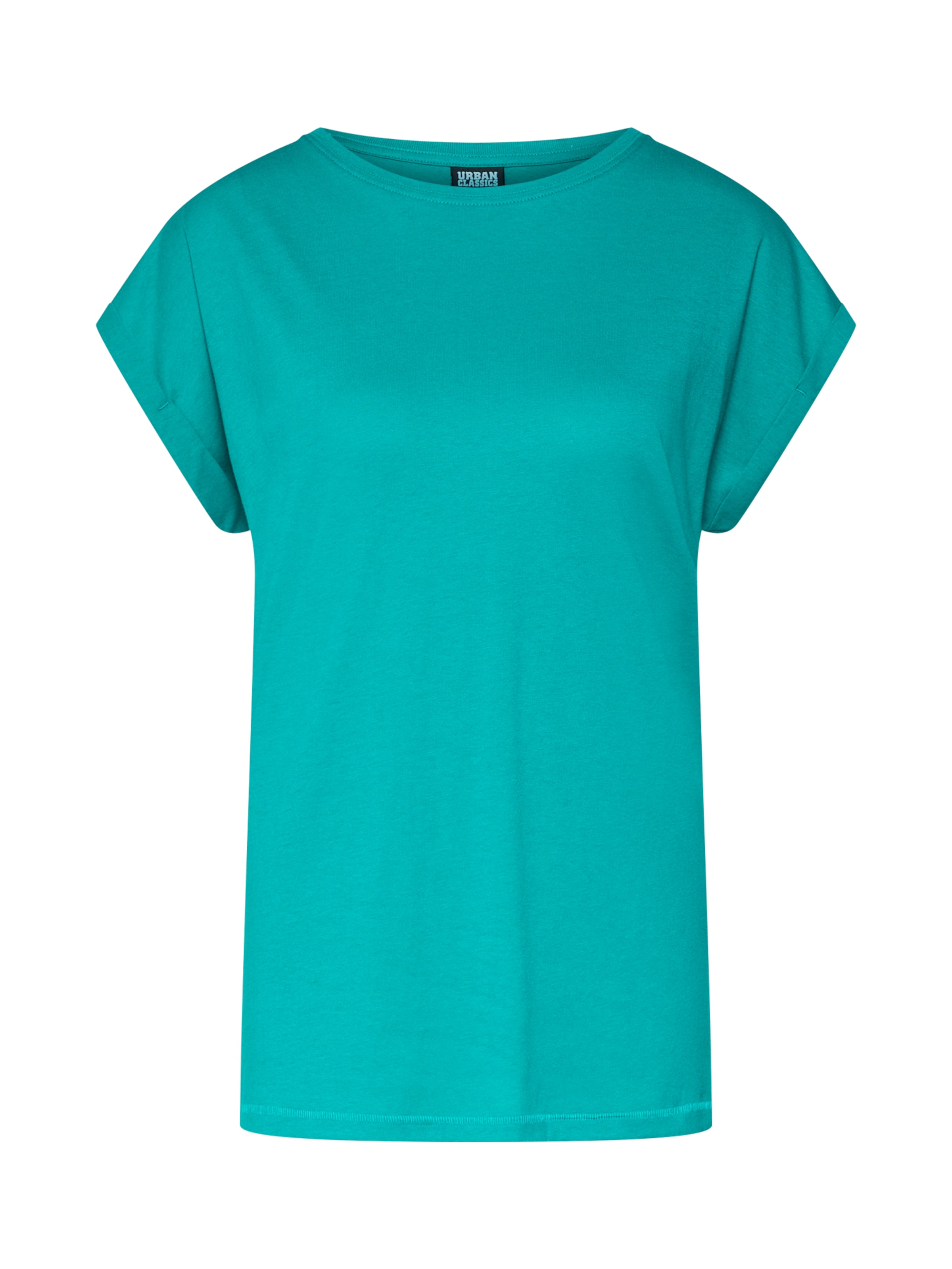T-shirt Urban Classics en vert : devant