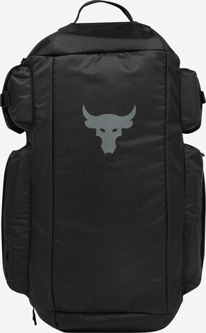 UNDER ARMOURSportski ruksak 'Project Rock' - crna boja: prednji dio