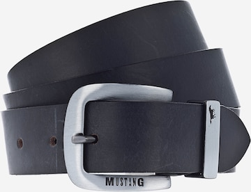 Ceinture MUSTANG en noir : devant