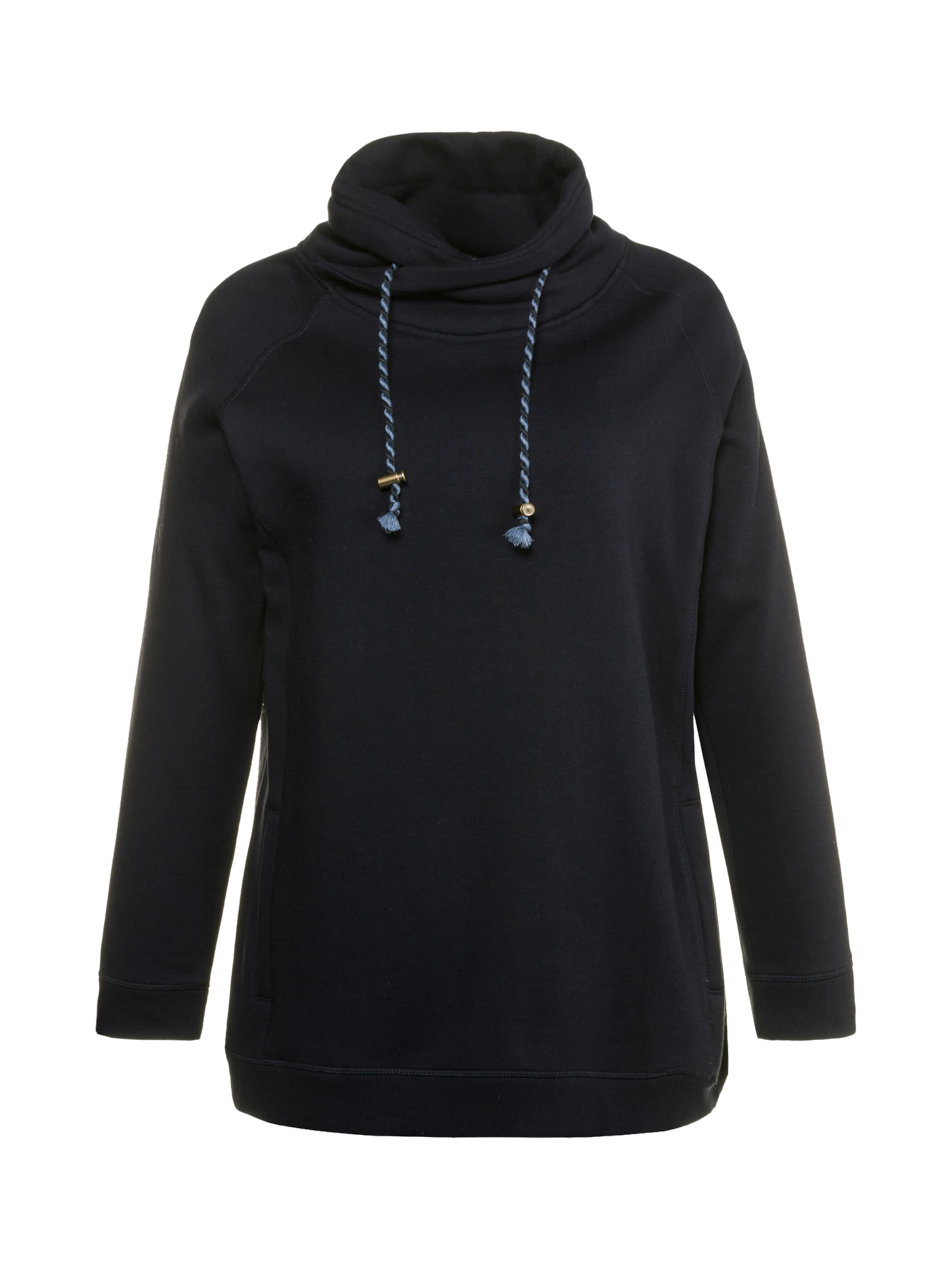 Ulla Popken Sweatshirt in Blau: Vorderseite