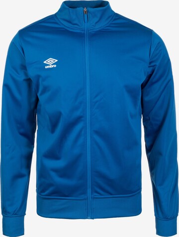 UMBRO Sweatvest 'Club Essential' in Blauw: voorkant