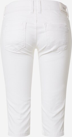 Coupe slim Jean 'Saturn' Pepe Jeans en blanc