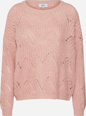 Pull-over ONLY en rose : devant