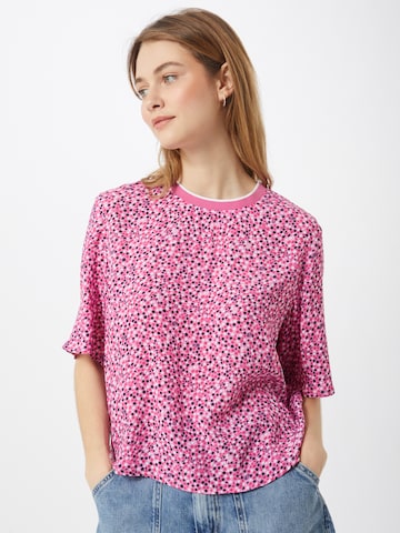 Tommy Jeans Shirt in Roze: voorkant