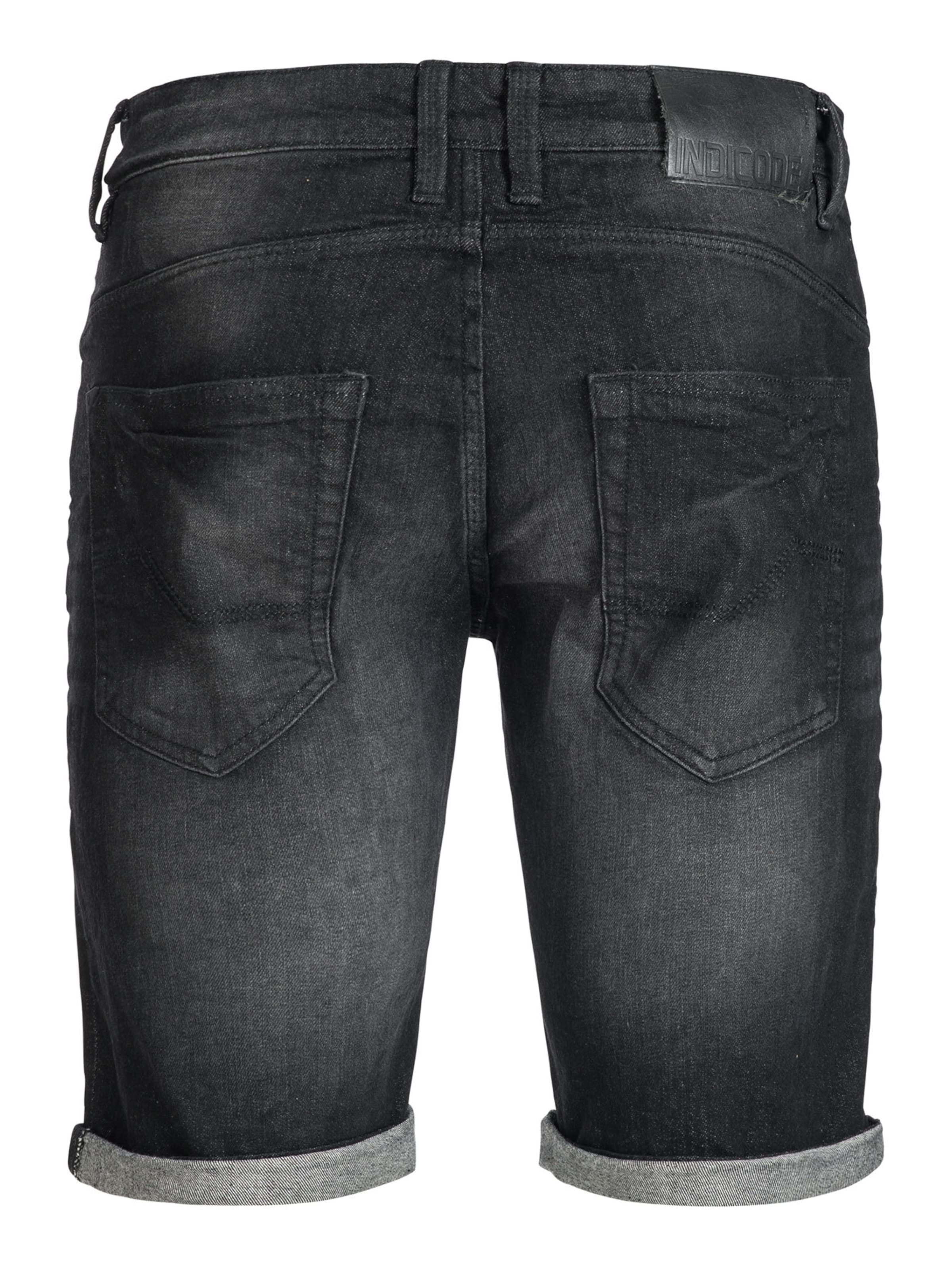 INDICODE JEANS Regular Shorts 'Caden' in Grau