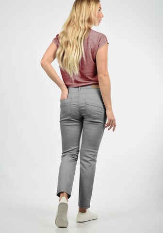 DESIRES Slimfit Straight-Jeans 'Elbja' in Grau