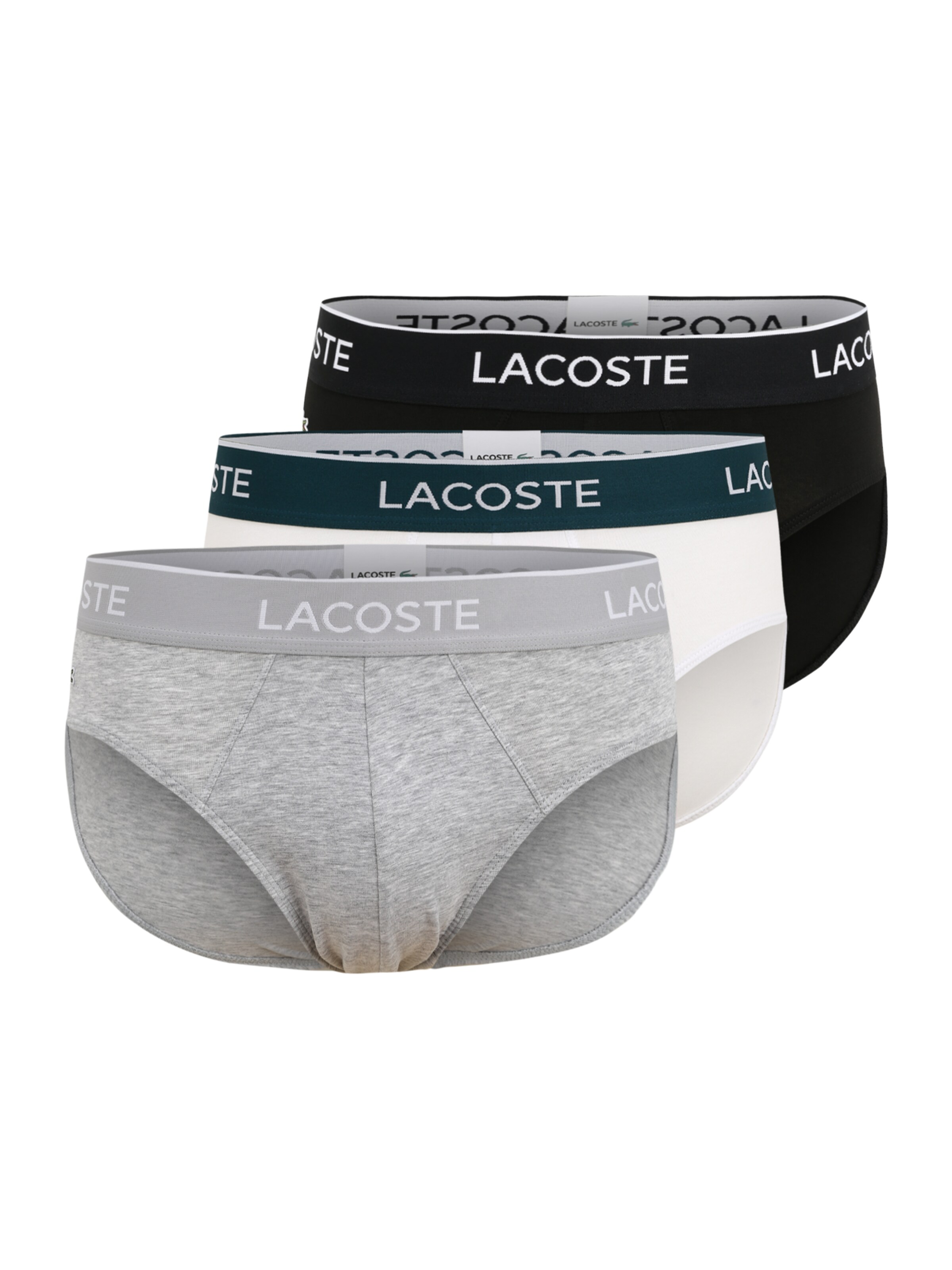 Slip LACOSTE en gris : devant