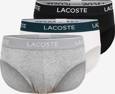 Slip LACOSTE di colore grigio sfumato / verde scuro / nero / bianco, Visualizzazione prodotti