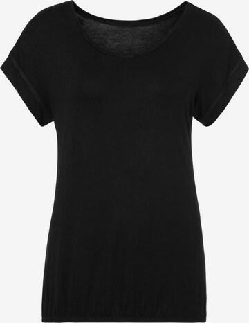 T-shirt VIVANCE en noir : devant