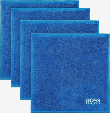 BOSS Home Washcloth in Blue: front