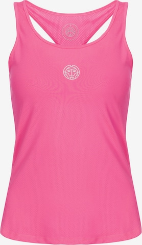 BIDI BADU Sports Top 'Mea Tech' in Pink: front