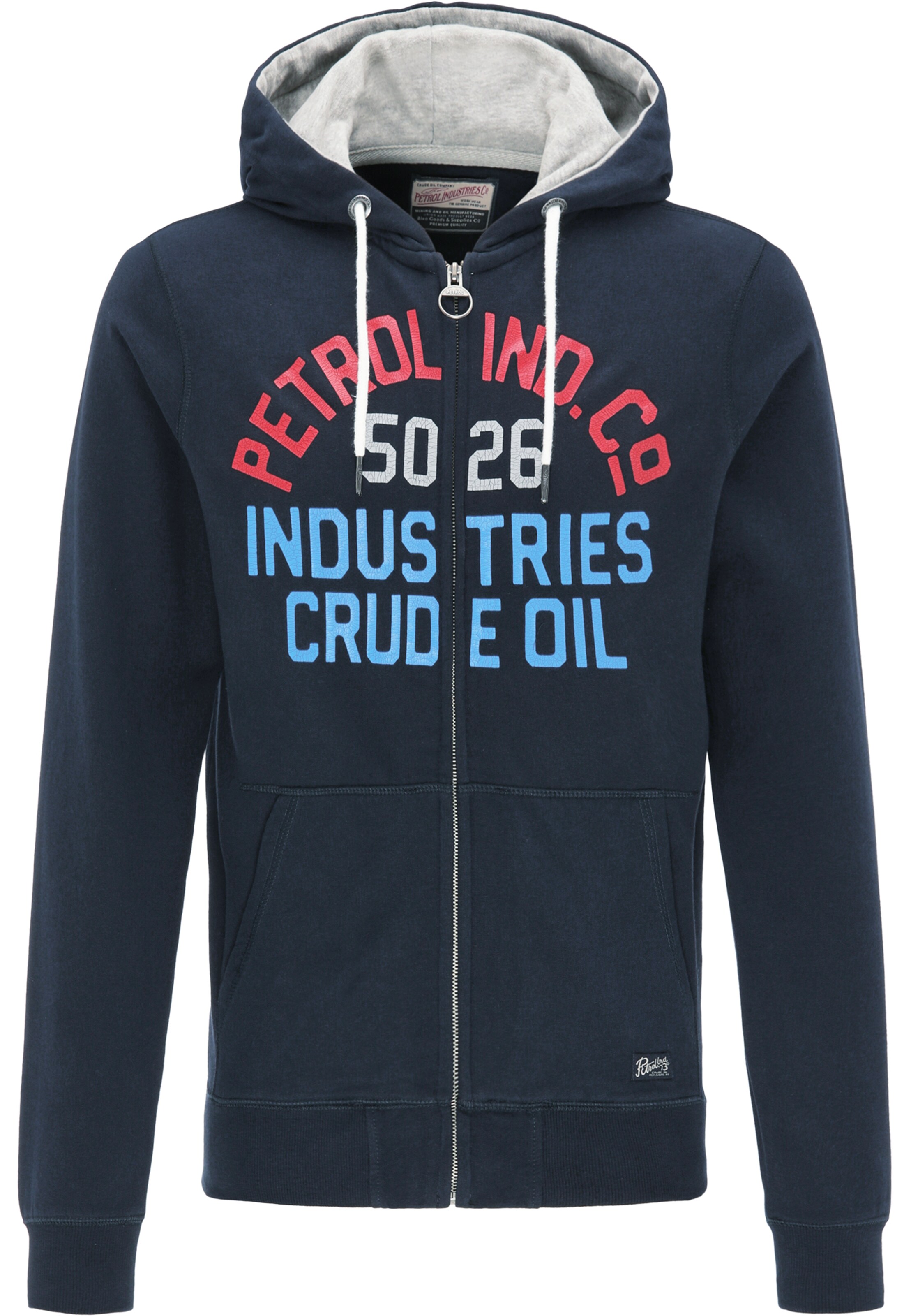 Petrol Industries - Sweatvest in de kleur Navy