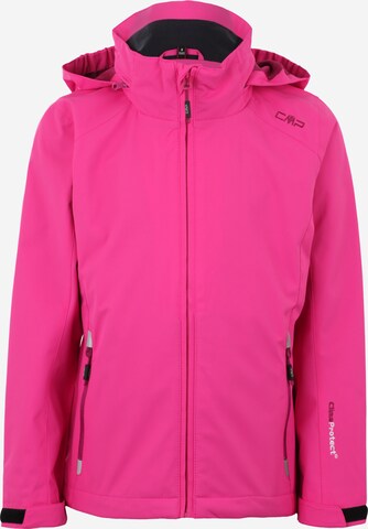 CMP Outdoorjas 'Fix Hood' in Roze: voorkant