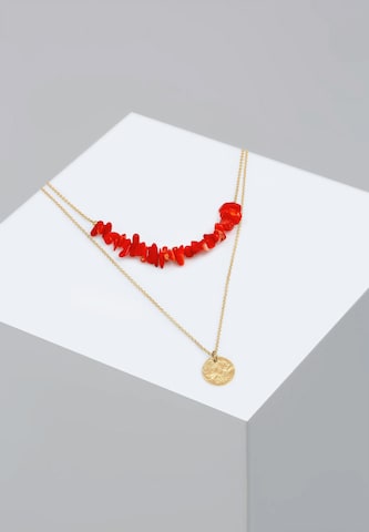 ELLI Necklace 'Koralle' in Gold