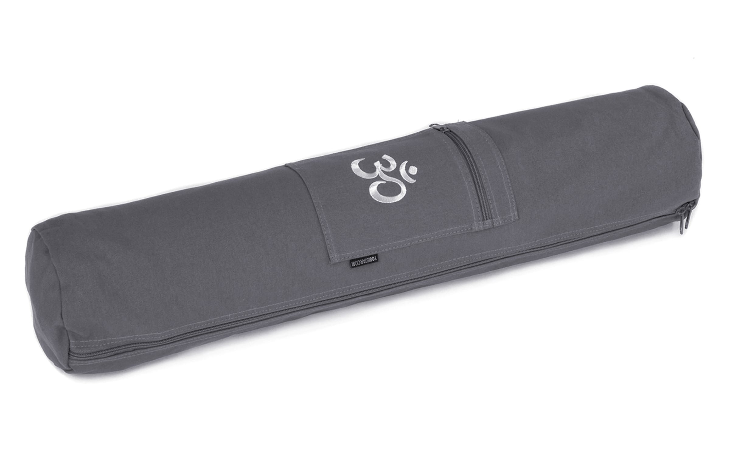 YOGISTAR.COM Yogatasche Basic - Zip - Cotton - Art Collection - 65 Cm in Grau: Vorderseite
