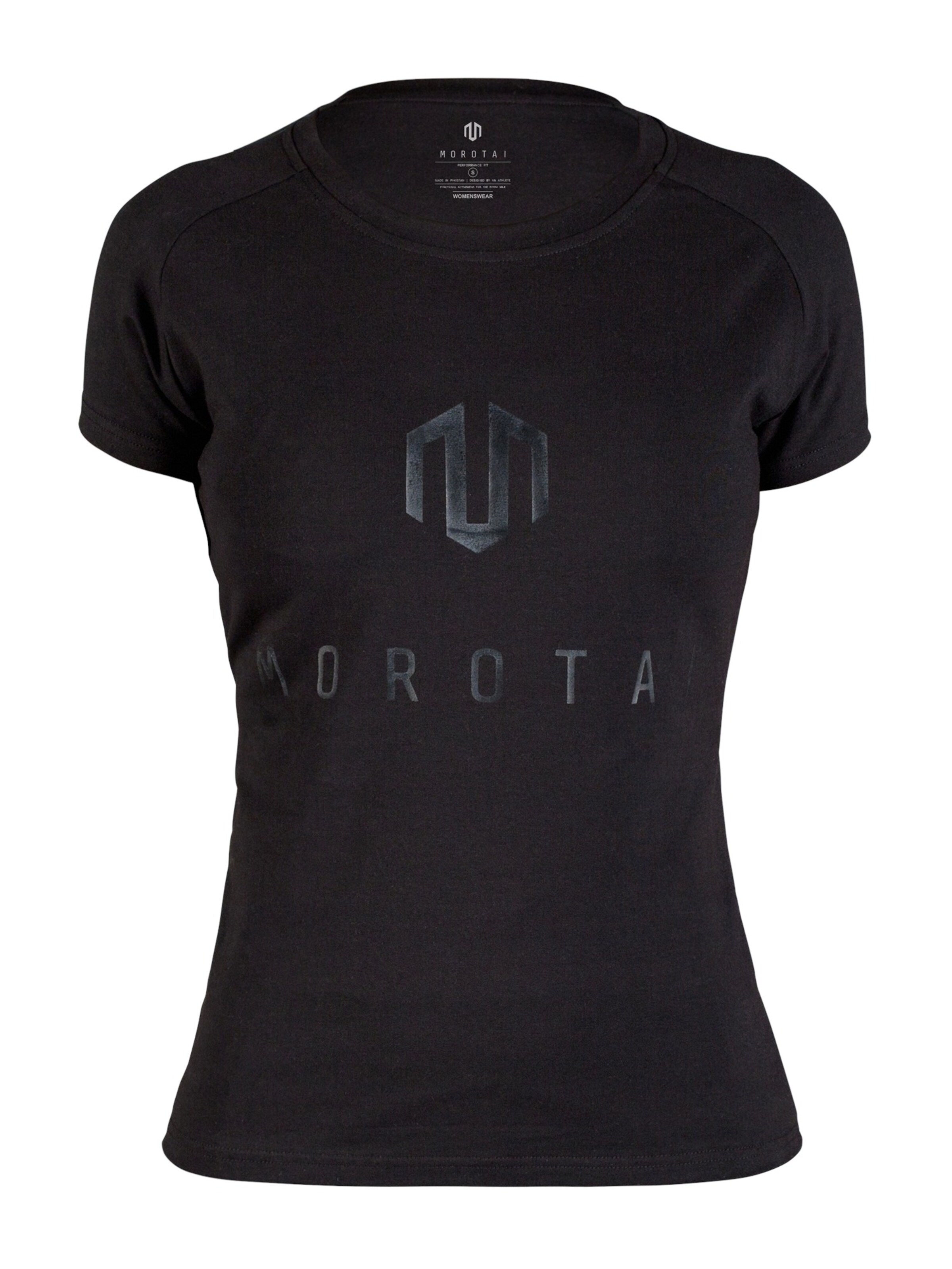 MOROTAI - T-Shirt 'Premium Basic Brand' in schwarz