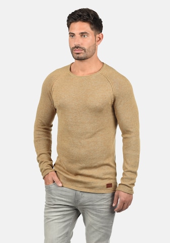 BLEND Feinstrick-Pullover 'Dan' in Beige: Vorderseite