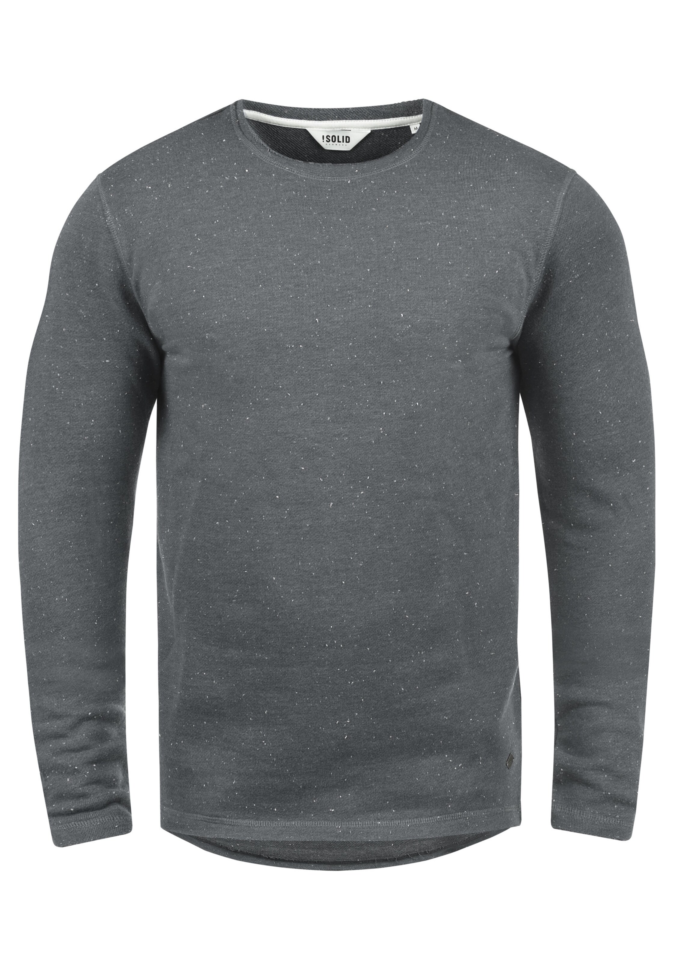 Sweat-shirt 'Nappo' !Solid en gris : devant