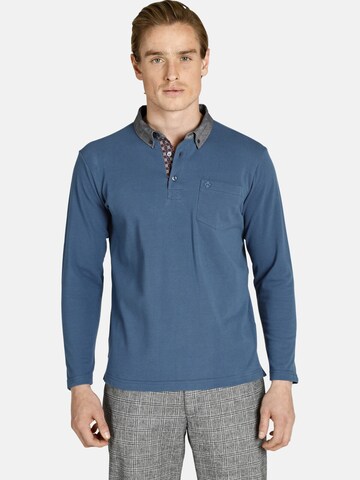 Charles Colby Shirt in Blauw: voorkant