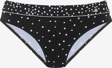 LASCANA Bikini Bottoms 'Leona' in Black: front