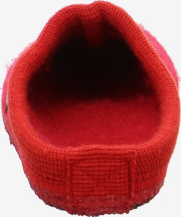 HAFLINGER Slippers in Red