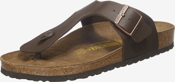 BIRKENSTOCK T-Bar Sandals 'Ramses' in Brown: front