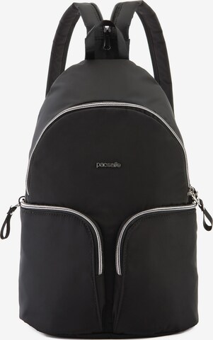 Pacsafe Backpack in Black: front