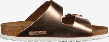 BIRKENSTOCK Muiltjes 'Arizona' in Brons