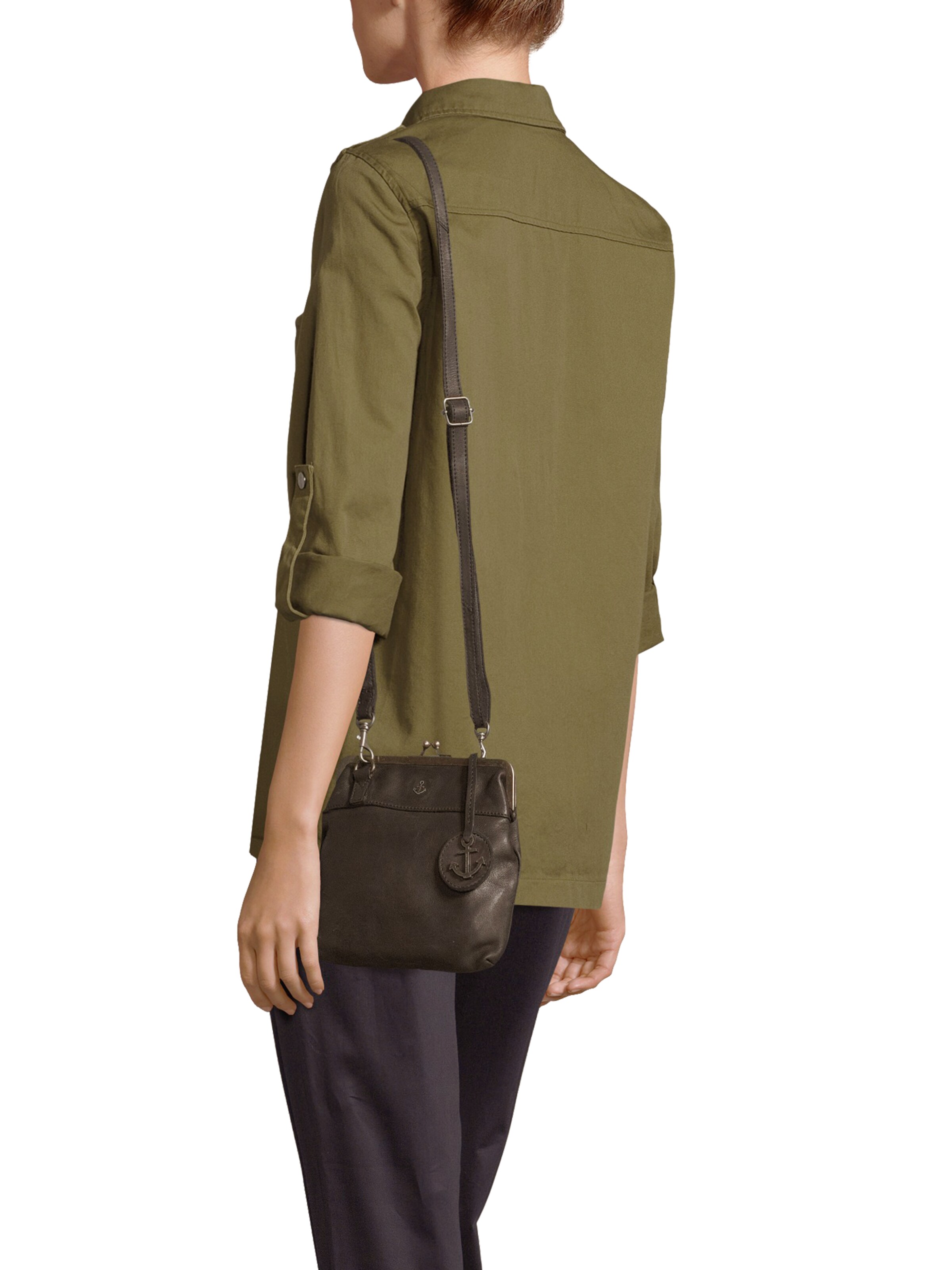 Sac à bandoulière 'Rosalie' Harbour 2nd en gris : devant