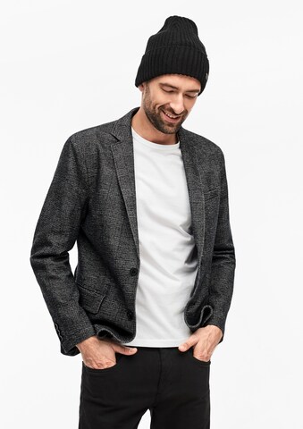 s.Oliver Regular fit Suit Jacket in Black: front