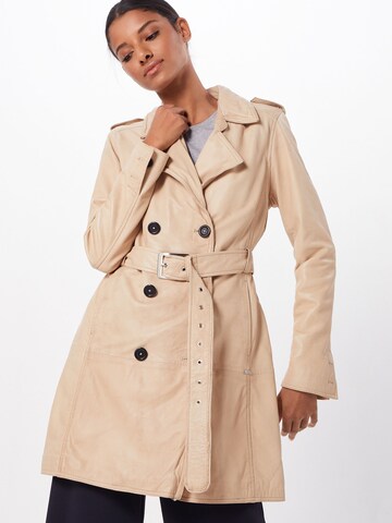 Manteau mi-saison 'Culima' Maze en beige : devant