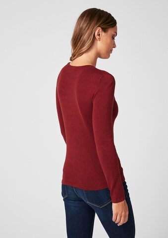 s.Oliver BLACK LABEL Pullover in Rot