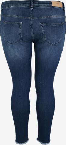 ONLY Carmakoma Skinny Jeans 'Willy' in Blau