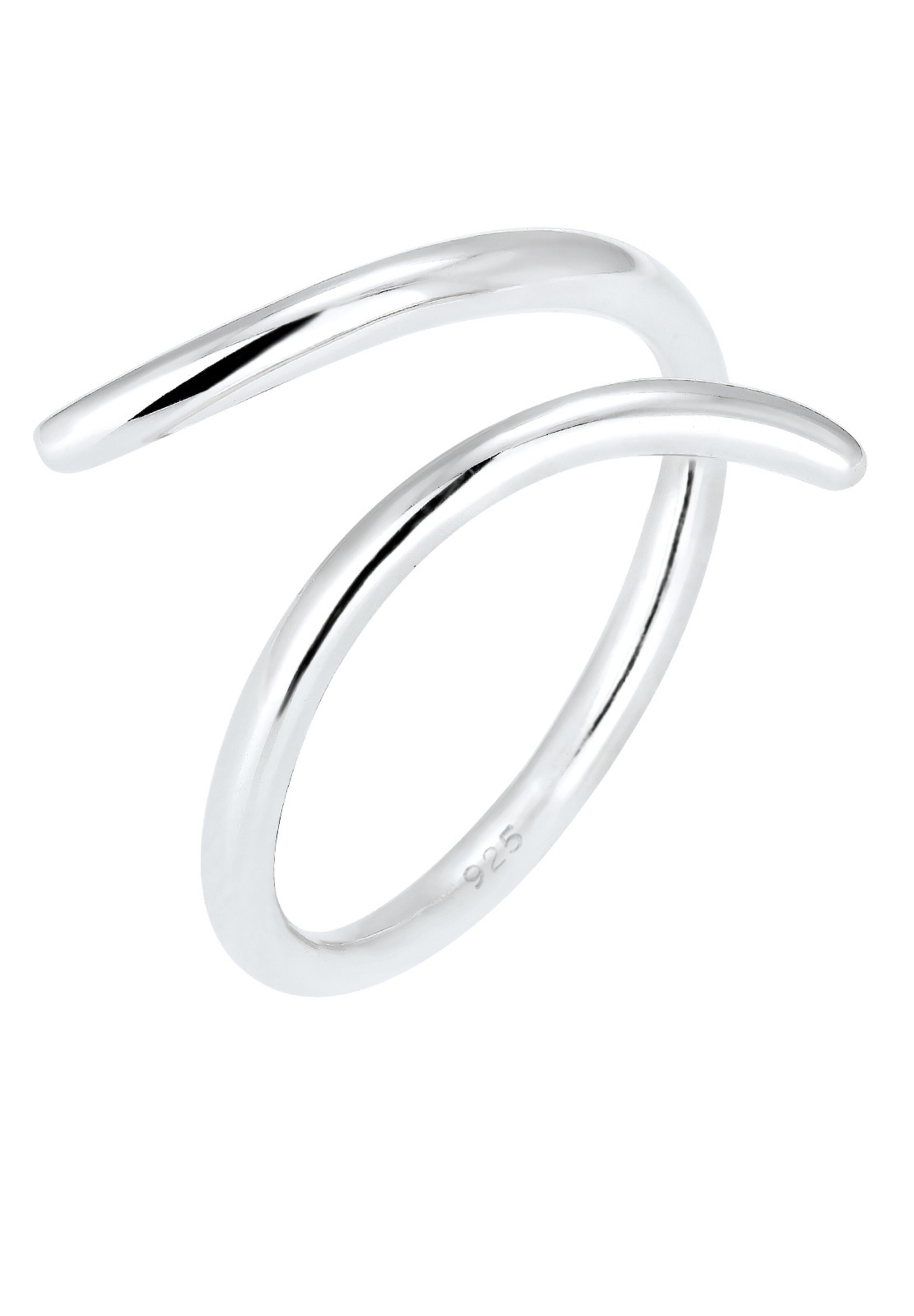 ELLI Ring &#x27;Geo&#x27; in Silver: front
