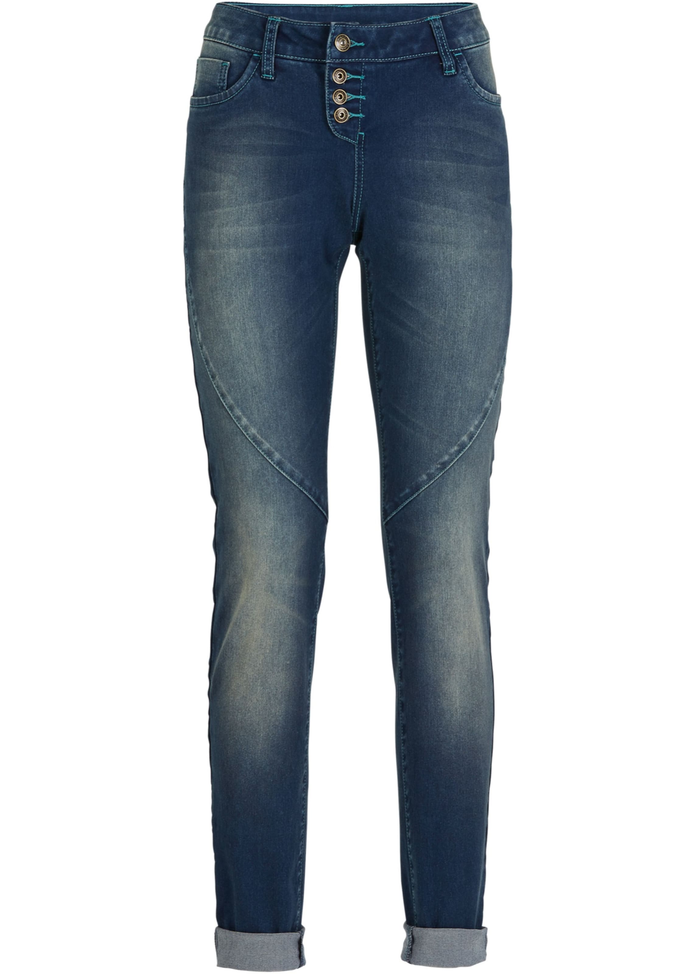 bonprix Regular Jeans in Blauw: voorkant
