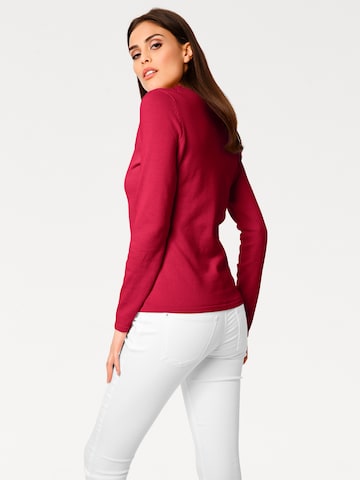 Pull-over heine en rouge : derrière