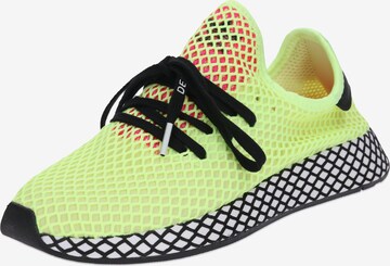 Baskets basses 'Deerupt Runner' ADIDAS ORIGINALS en jaune : devant