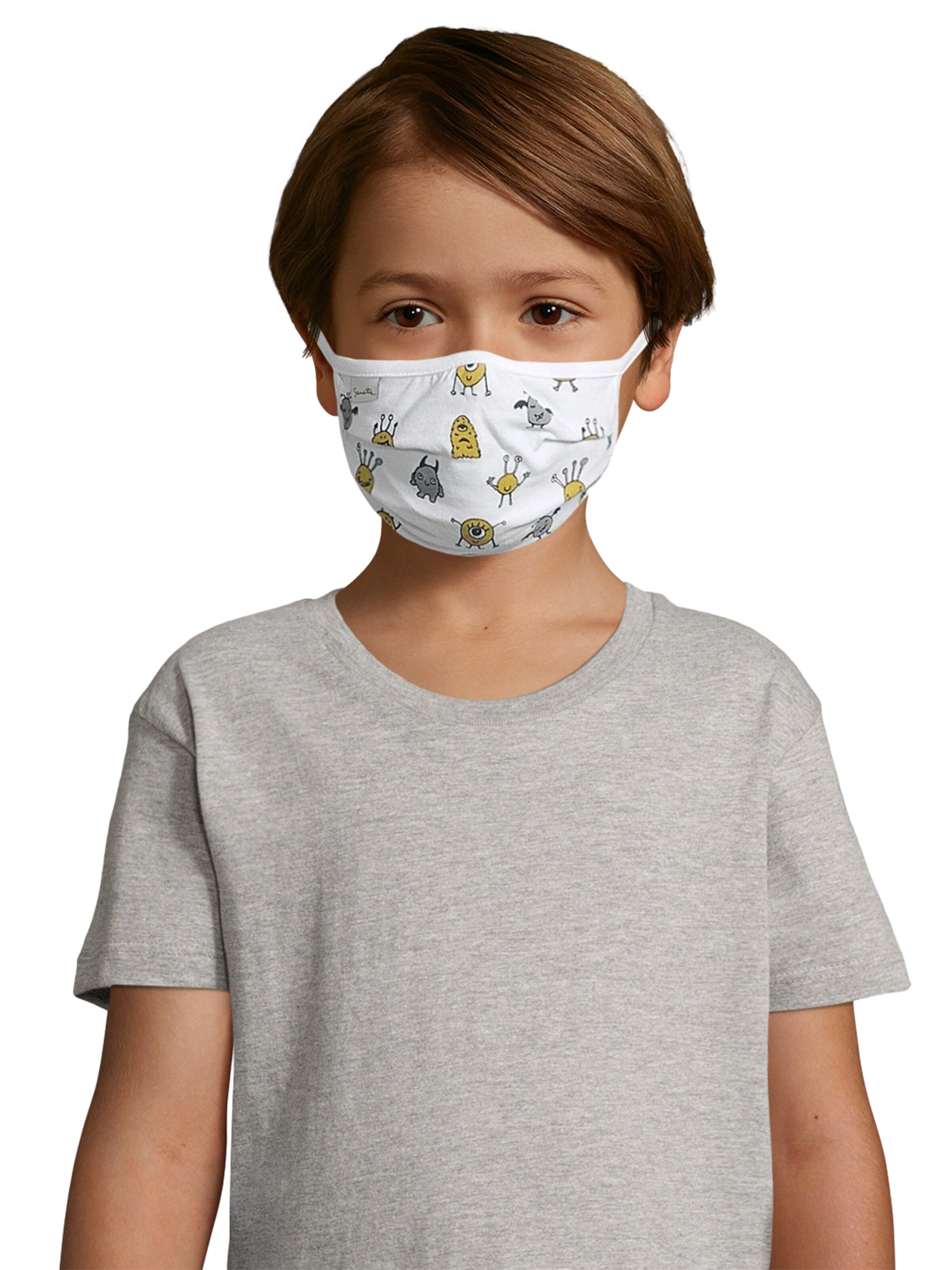 Sanetta Kidswear Stoffmasken '2er Pack' in Weiß: Vorderseite