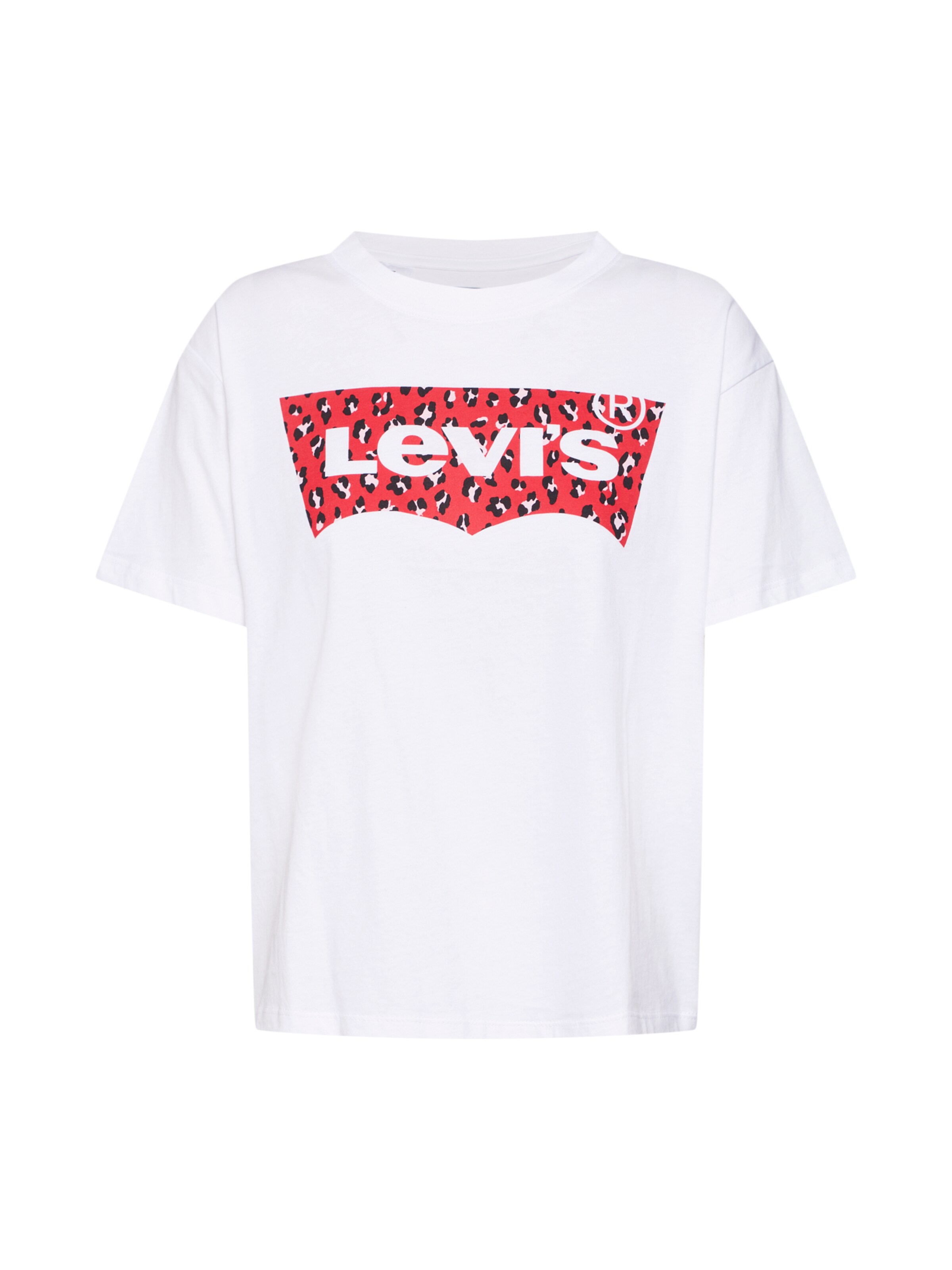 LEVI'S - Shirt 'GRAPHIC VARSITY TEE' in de kleur Wit