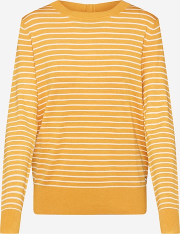 Pull-over TOM TAILOR DENIM en jaune : devant