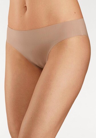 SCHIESSER Slip 'Invisible Light' in Beige: Vorderseite
