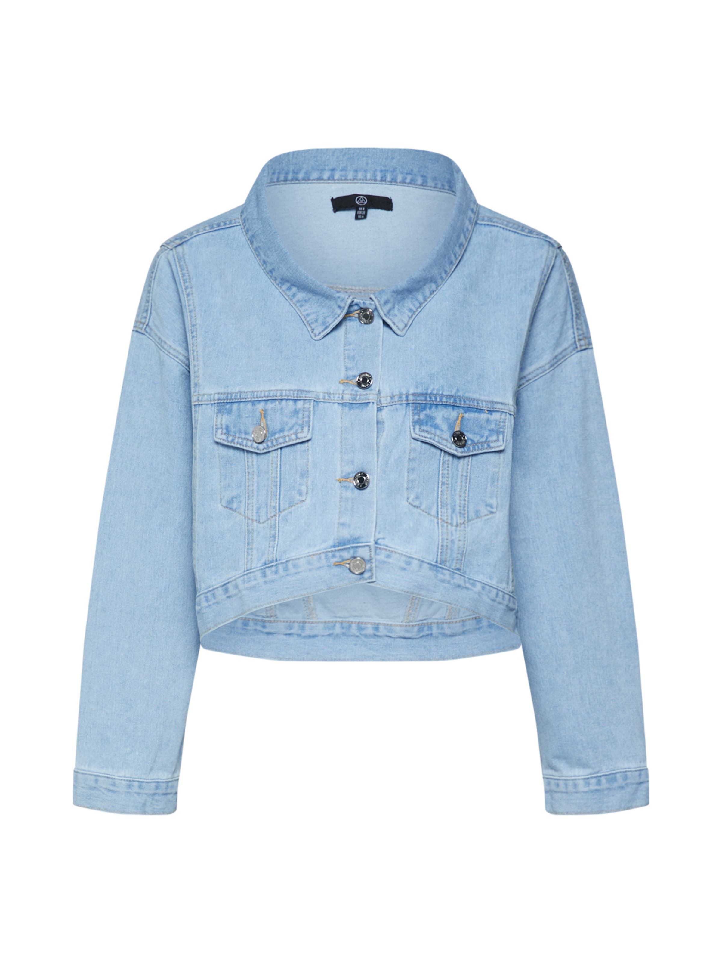 Missguided - Tussenjas in de kleur Blauw denim