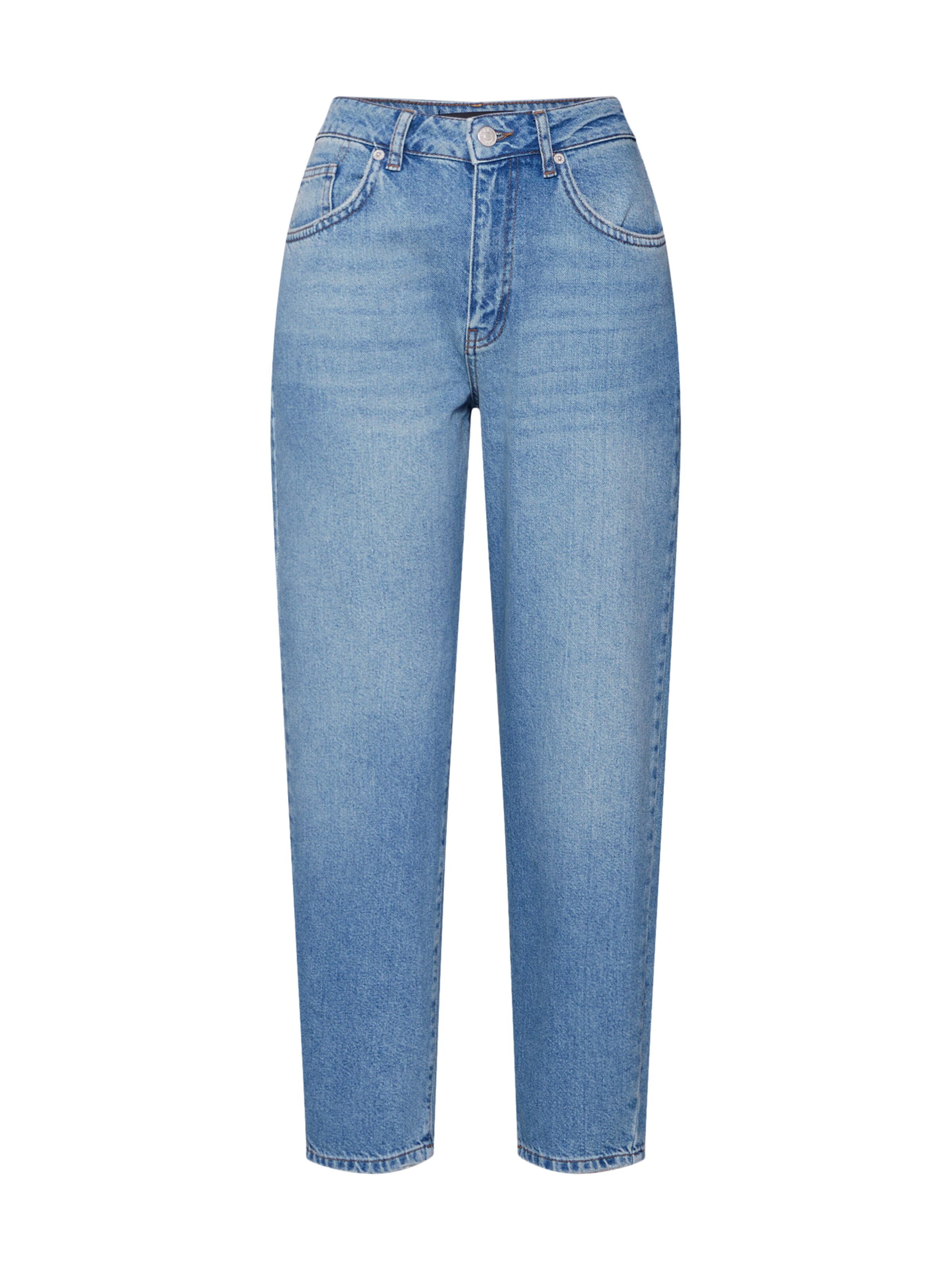 WHY7 - Jeans 'CRISTI CARROT' in de kleur Blauw denim