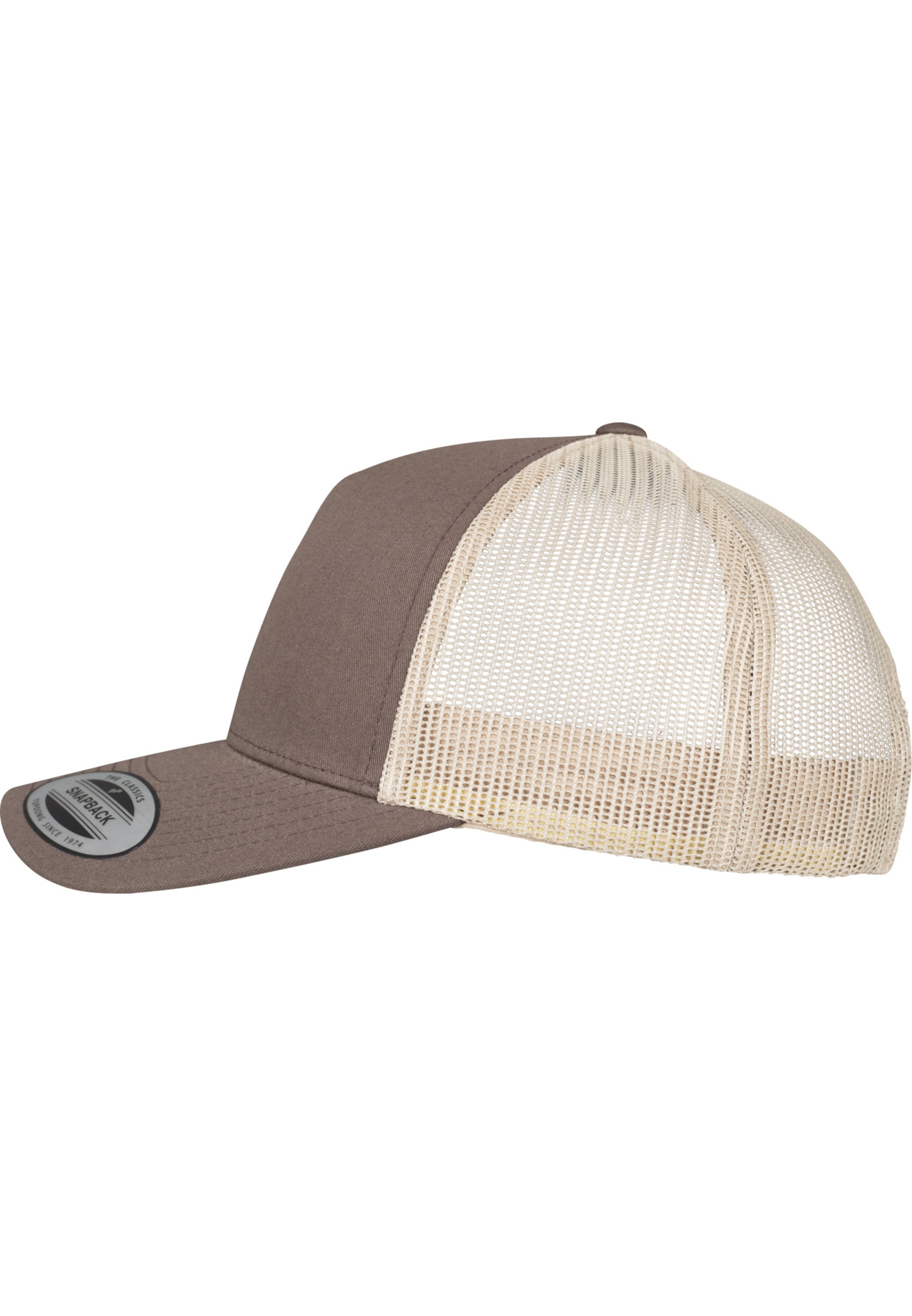 Cappello da baseball di Flexfit in marrone