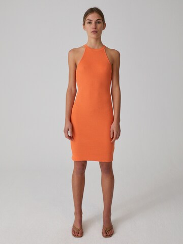 EDITED Knitted dress 'India' in Orange